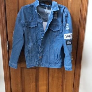 ripped jean jacket